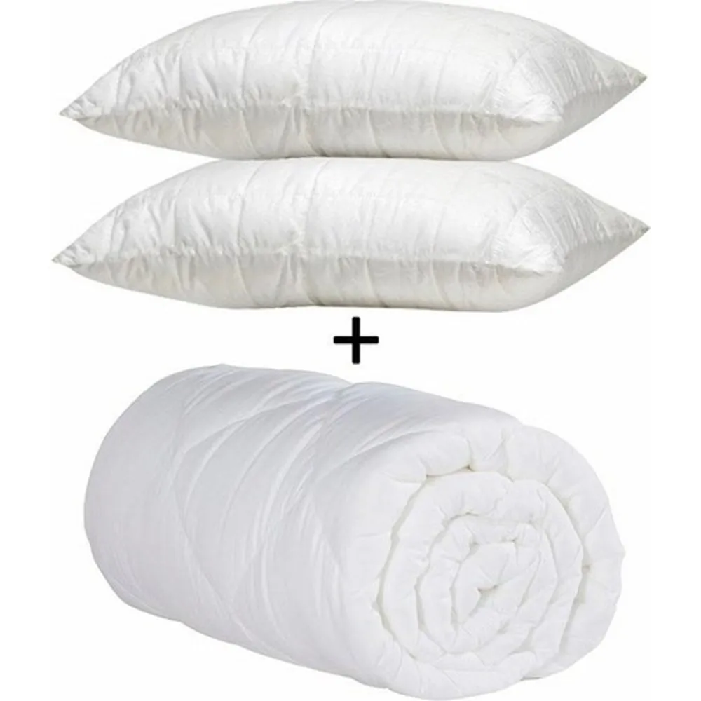 Double Cotton Quilt Set + 2 Pillows 100% Cotton Bedding Simplicity Machine Wash Sleep Sheet Cushion Covers Home Textile Luxury