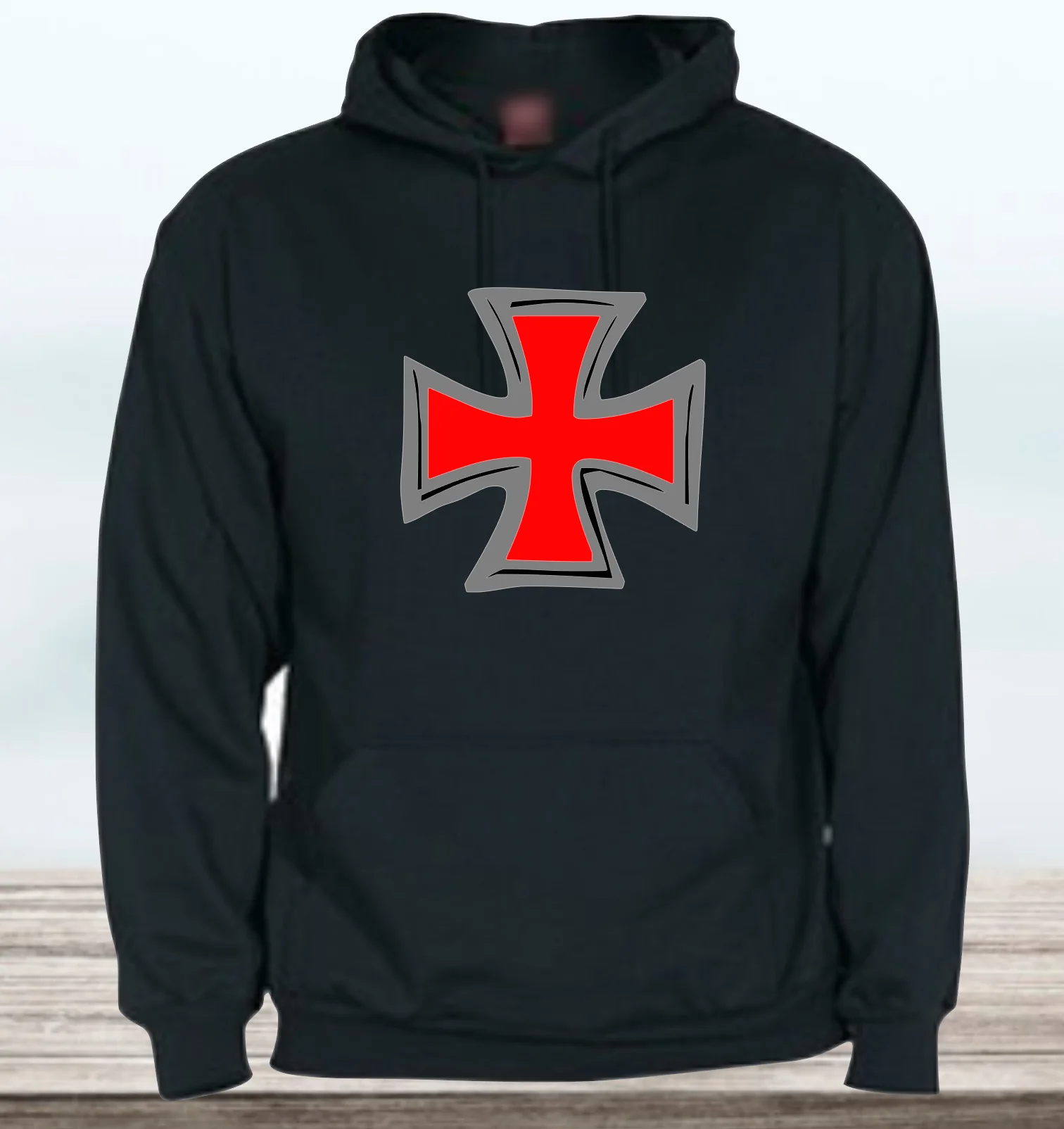 Cross sweatshirt Templar with hood and pockets clothing Man Woman Child fashion CASUAL quality, style, JERSEY colors, CASUAL sweater TOP sale with modern print, novelty