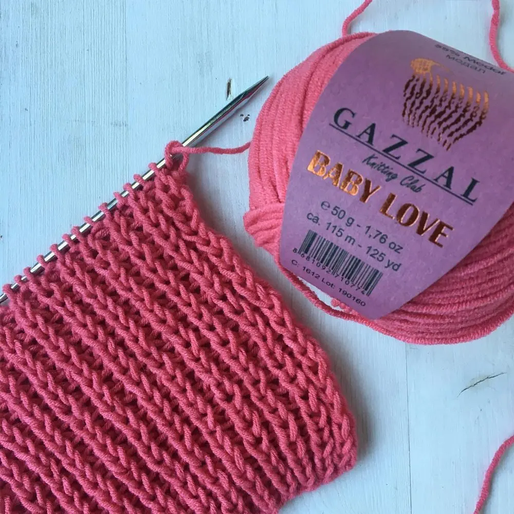 Gazzal Baby Love Ball Hand Knitting Yarn, 50 grams 115 meters, Modal, Acrylic, Crochet, Clothes, Sport, Cardigan, Blouse, Quality, Hobby, Knit,