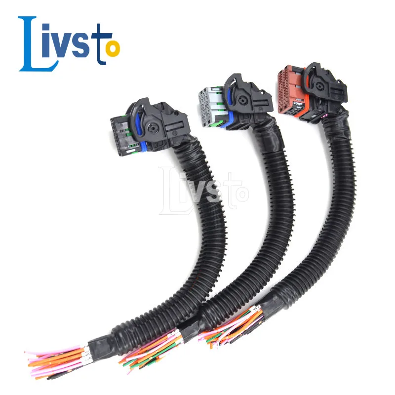 

1 Set Automotive 32Pin 48Pin Computer Board Connector Plug With Cable Controller Wire Harness For Weichai Woodward OH6