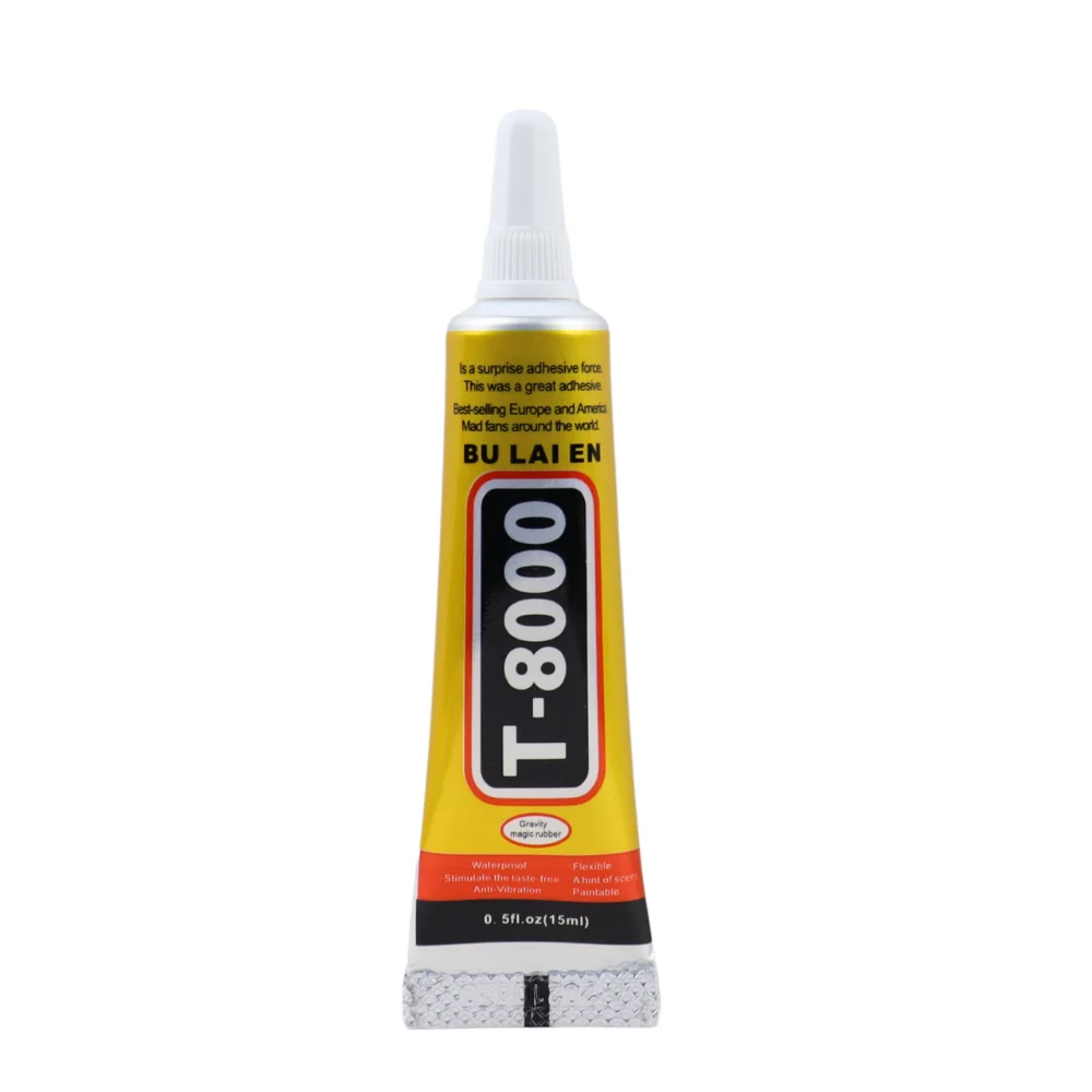 15ML 50ML 110ML Bulaien T8000 Clear Contact Phone Repair Adhesive Electronic Components Glue With Precision Applicator Tip