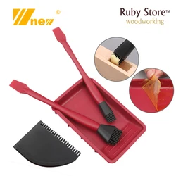 W-new 4pcs Silicone Glue Application Kit for Woodworking