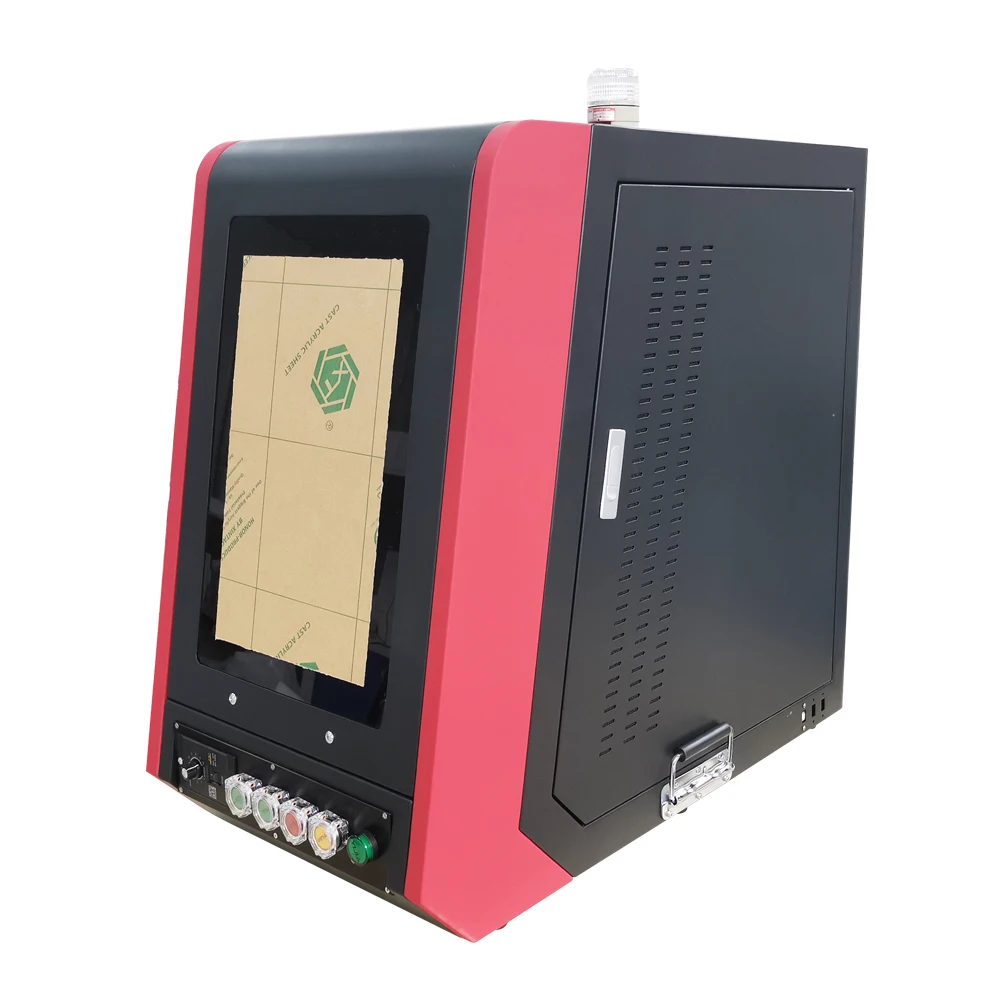 Anello chiuso Raycus Laser a fibra 20W marcatore Laser macchina per marcatura
