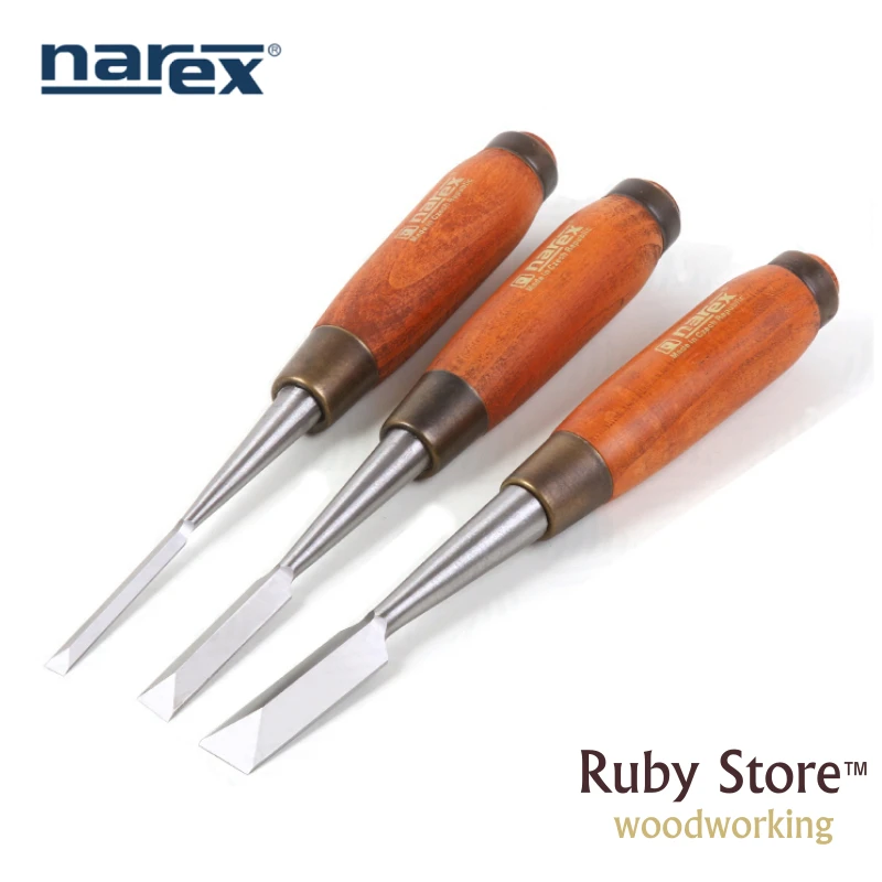 Dovetail Chisels, Model 8135, Narex, Size 6.4-12.7-19mm for You to Choose，Not in A Set