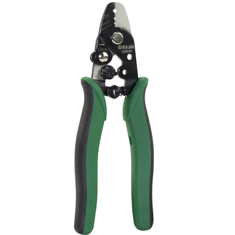 LAOA 3/5-Part Form Fiber Stripping Pliers Wire Stripper Professional S45C Alloy Steel Optical Stripping Multitool