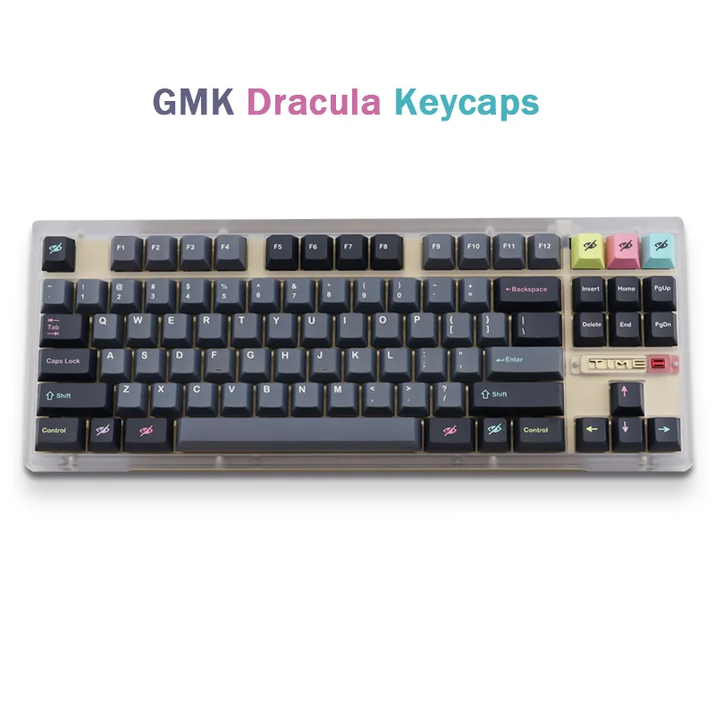 

141 Keys GMK Dracula Keycaps Cherry Profile PBT Dye Sublimation Mechanical Keyboard Keycap For MX Switch 61/64/68/87/104/980