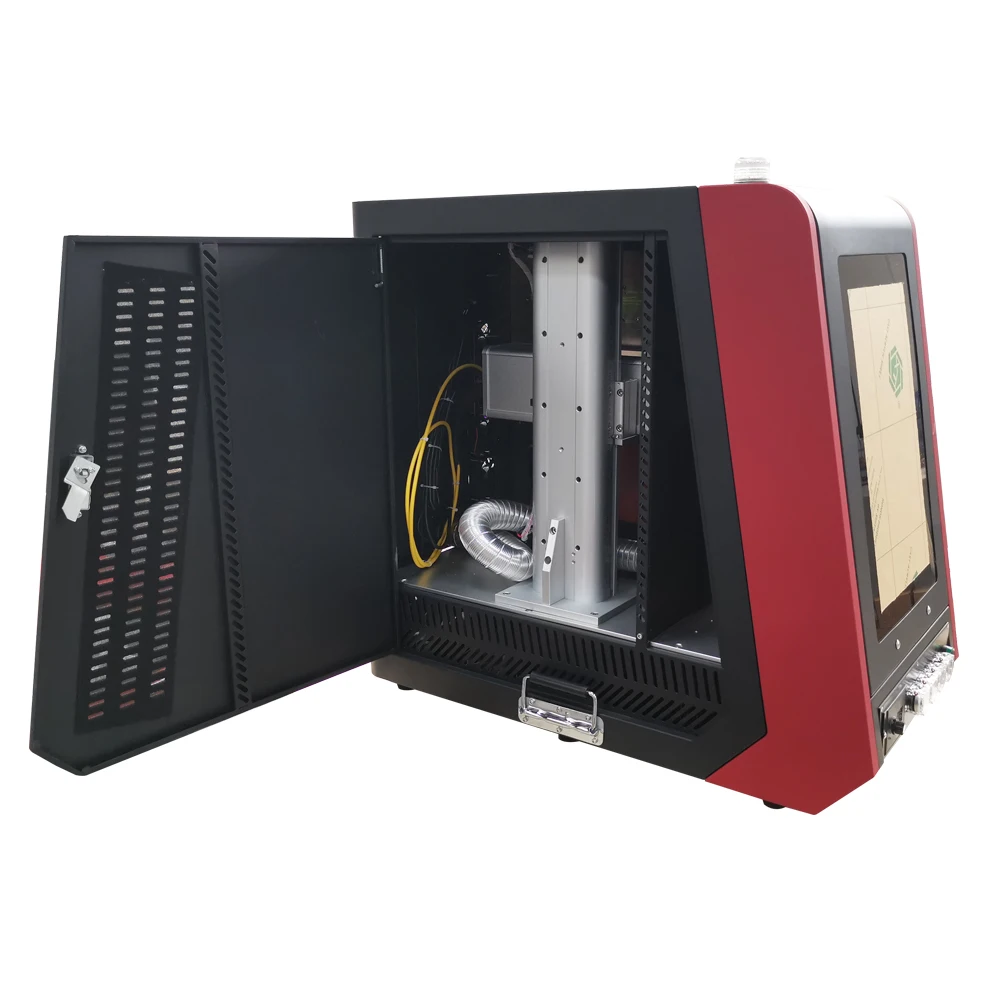 Anello chiuso Raycus Laser a fibra 20W marcatore Laser macchina per marcatura