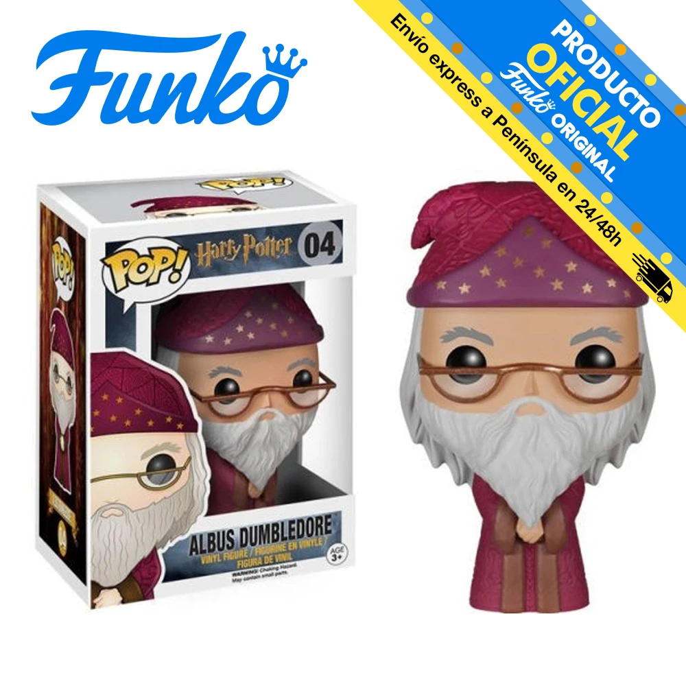 Funko Pop! Harry Potter - Albus Dumbledore, 5863, No. 4, original, toys, boy, girl, gift, collector, figure, Doll