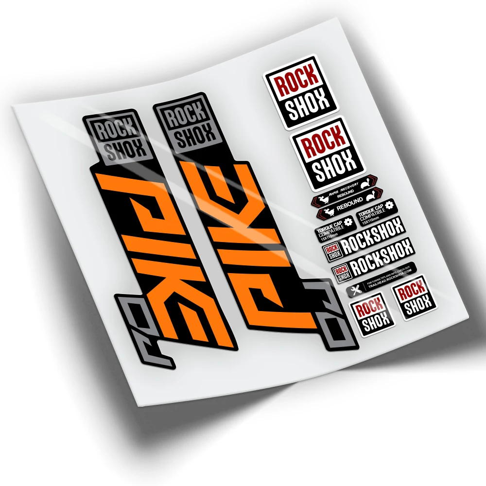 Stickers RockShox Pike DJ 2021 – Idealne Dekoracje dla Twojego roweru górskiego
