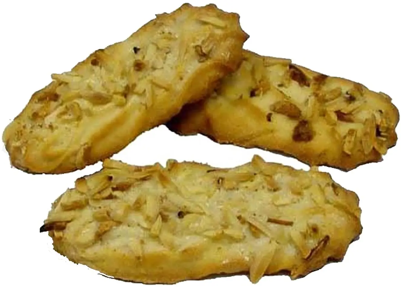 LAPASION-biscotti in stile artigianale | Bastoncini riempiti di cioccolato decorati con mandorle | 2 Kg