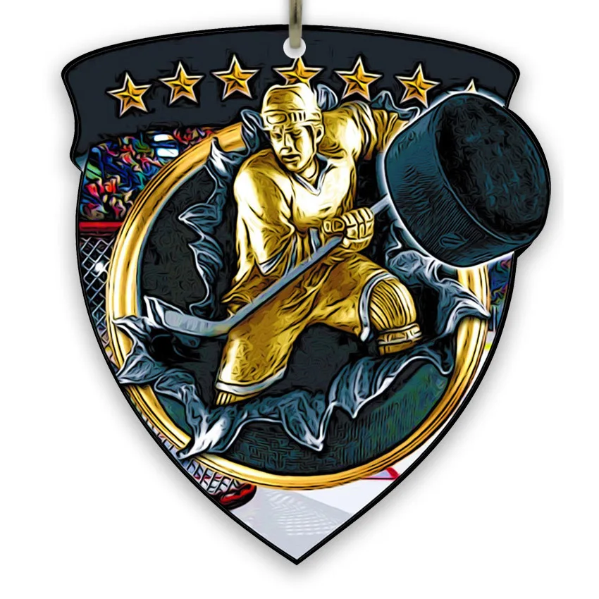 Medal/magnet (Dual use) - Hockey - Size: 3