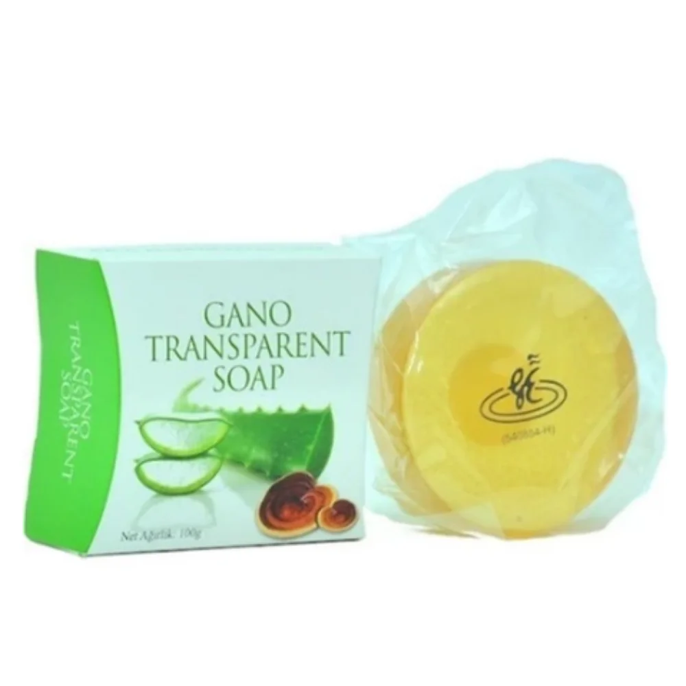 Gano Excel Transparent Soap 1 Box X 100G Cleaner Hygienic Virus Protection Health Skin Care Hair Protector Easy to Carry Most Preferred 2022 Trend High Quality Performance Spring Summer Season Can Be Gifted Fast