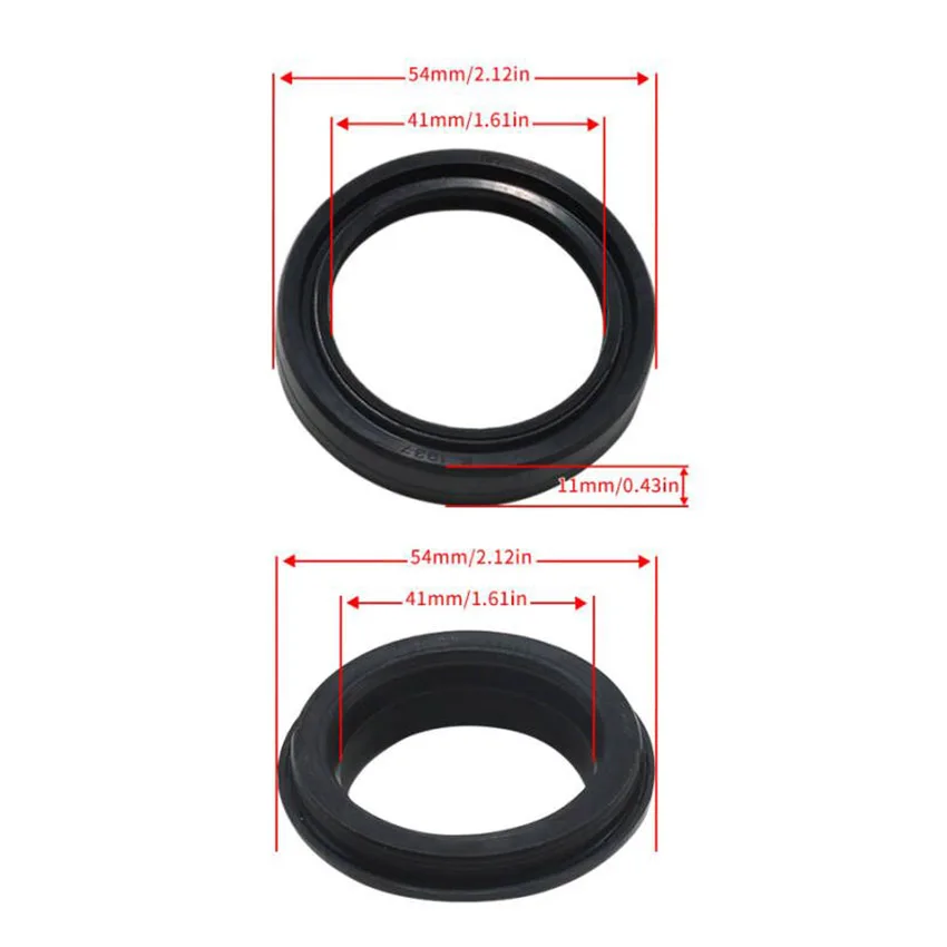 41 54 11 Motorcycle Parts Front Fork Damper Oil Seal For Kawasaki ZZR400 Z1000 KDX125 ZR400 For Suzuki GSX750F GSXR750 GSX1100F