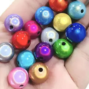 الجملة الخرز عاكس 3D الوهم معجزة الخرز 4-30mm التطريز الاكريليك الخرز للمجوهرات قلادة سوار صنع أفضل 12 حبة مبيعات بالجملة - رقم 8