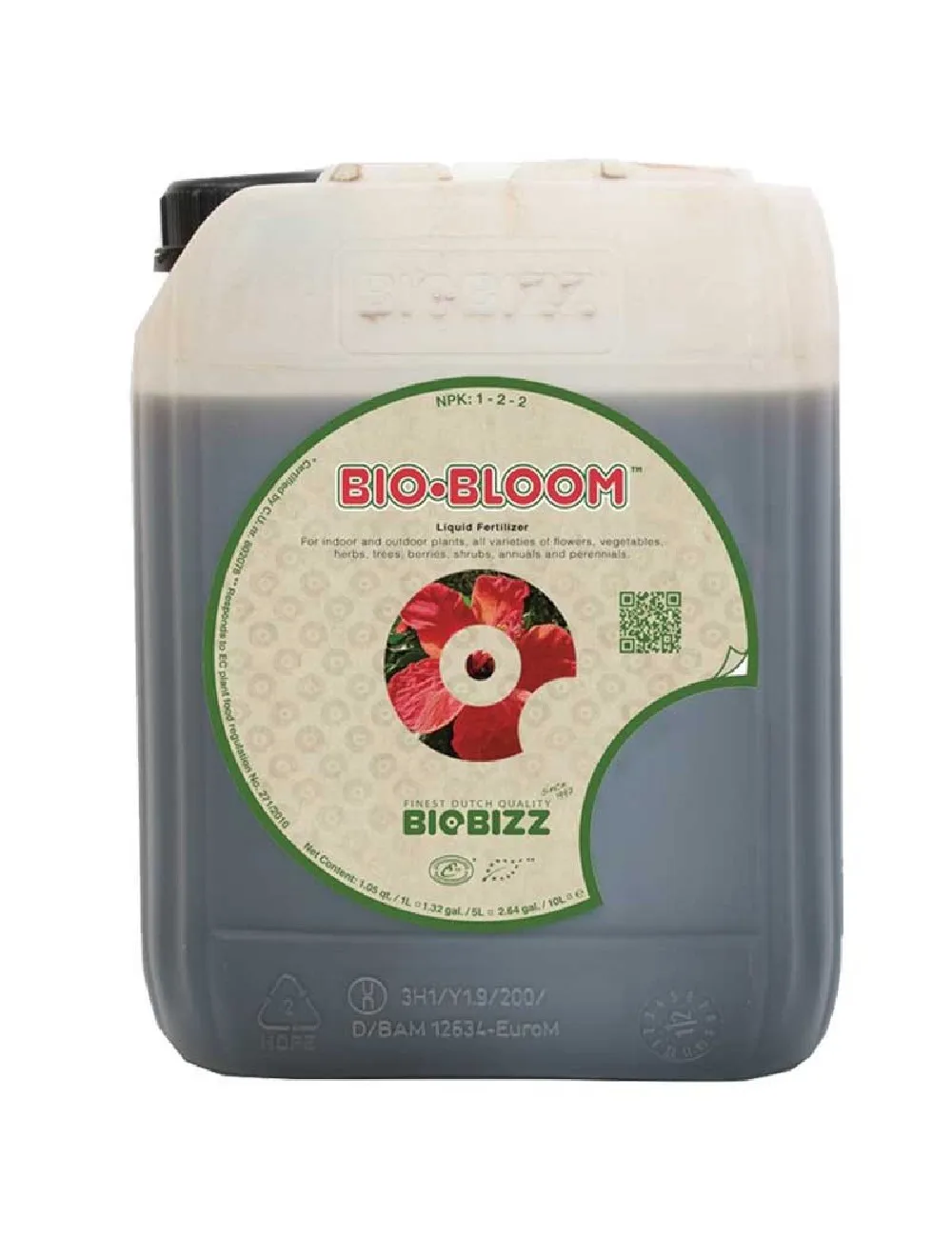 Fertilizante de Floración Bio Bloom de Biobizz 5 litros