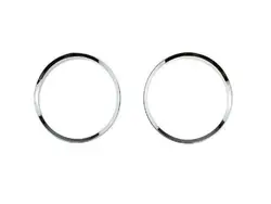 Chrome Silver Dashboard Dial Gauge Rings Bezel Trim For BMW E60 E61 Pre-LCI M5