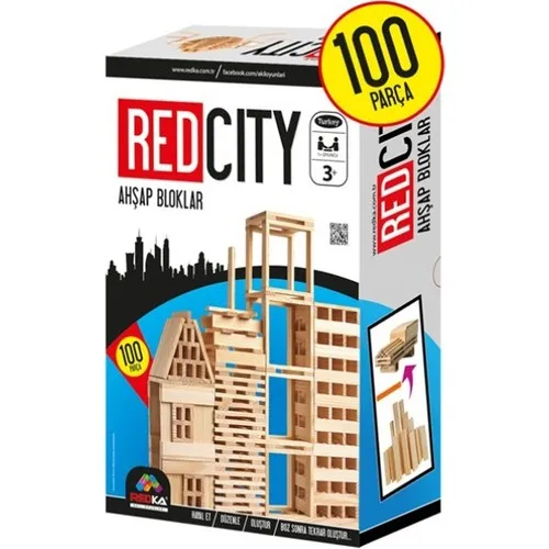 SIRMAK Redcity Wooden Blocks