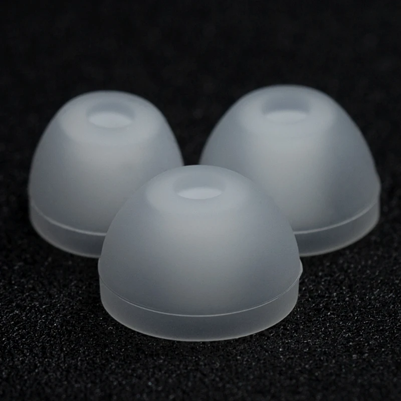 Whizzer EASYTIPS VC20 실리콘 인이어 이어팁 헤드폰 이어팁, 땀 방지 및 방수, 한 상자에 3 쌍