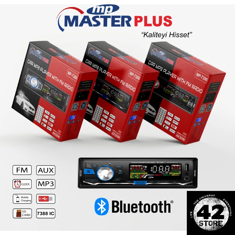 Pioneer Audio Output Masterplus Bluetooth Car Tape 7388 High Quality Auto Radio