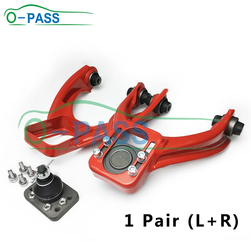 

OPASS Adjustable Front axle upper Control arm For Honda Civic VI EK Domani Integra Orthia & Acura EL 51450-S04-013 Lower Chassis