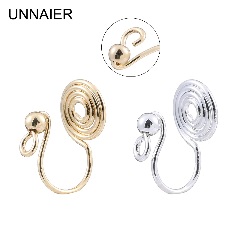 Mosquito Coil Plate Ear Clip Accessories With Hanging Women's Painless Clip No Pierced Ears Earrings Change Ear Clip Converter