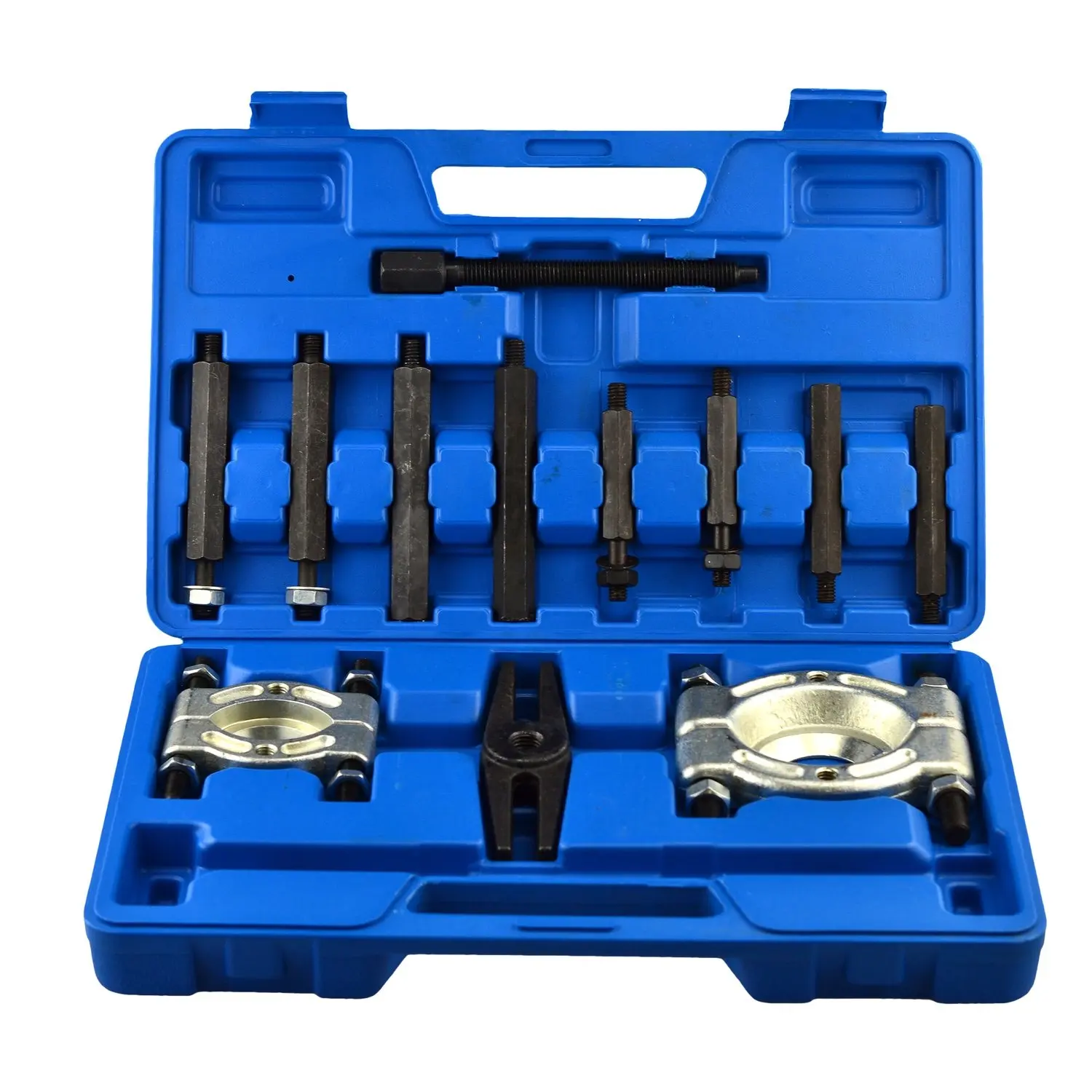 17 Pcs Bearing Extractor Set | 2 & 3 Bearing Separator, Professional Set with Mechanical Workshop Briefcase, Suitable for Bearing Separation and Removal Work