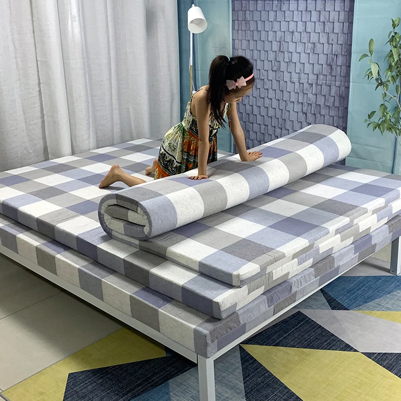 Memory Foam Mattress Foldable Slow rebound Tatami mat soft comfortable thick 9cm Mattress Cover Bedspreads King Queen Twin Size image 2