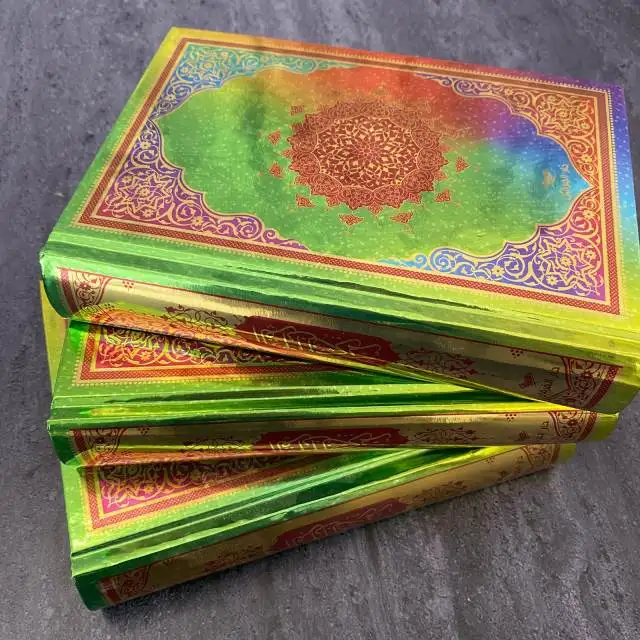 Rainbow quran book islamic muslim quran gifts Muslim Islam Muslim Kim Book Qiblah Mecca / Medina