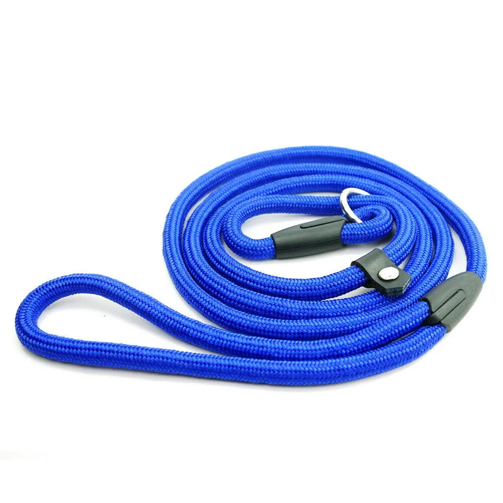 100 Pcs Dog Slip Training Leash Walking Lead Collar with Strap Strong Nylon Rope for Pet DHLSP