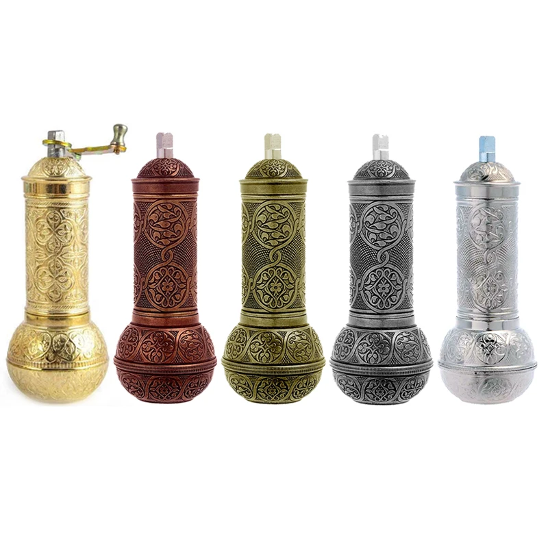 Coffee Spice Salt Pepper Grinder Turkish Mill Manuel With Handle Cast Iron Vintage Camp Caravan Gift New Home Man Woman