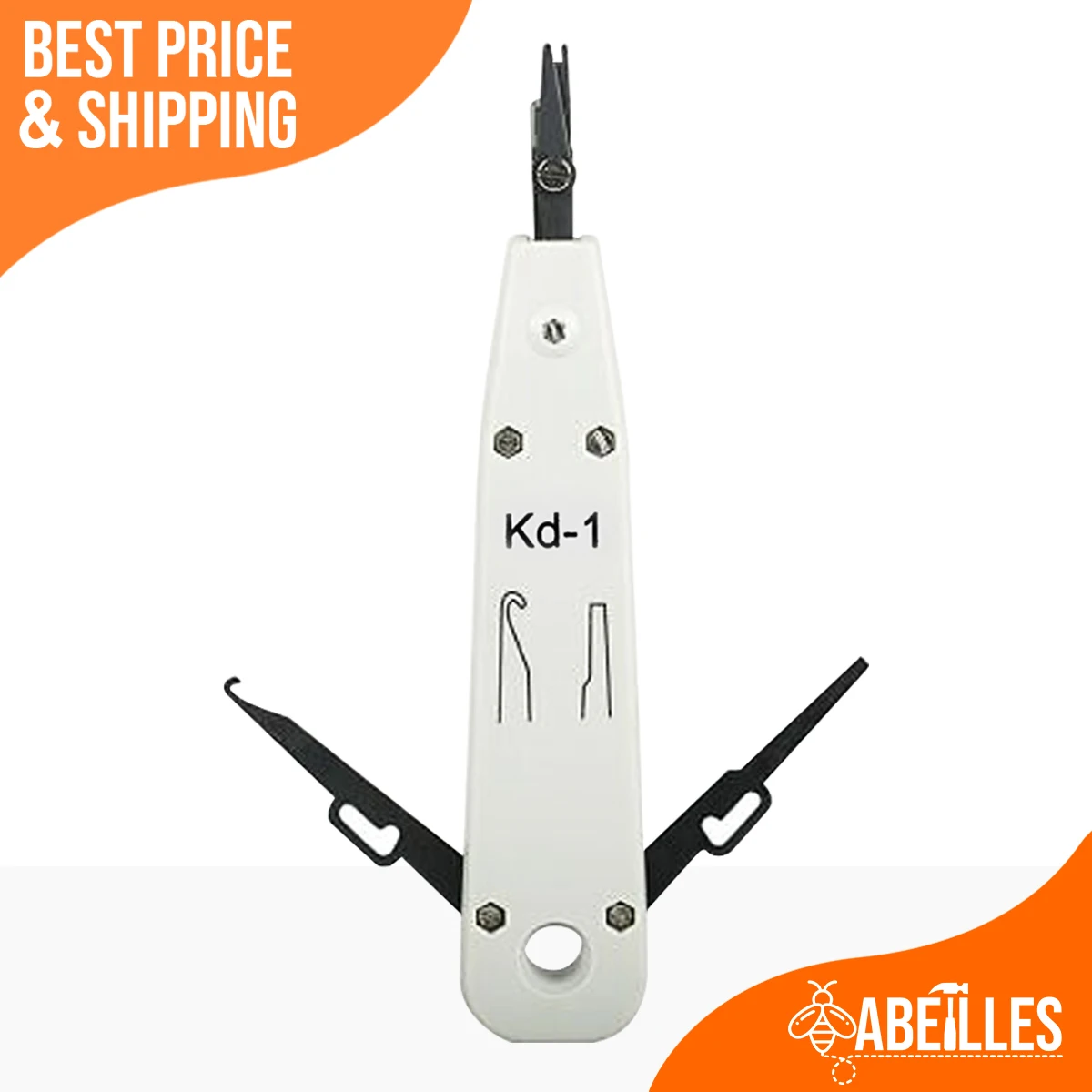 KD-1 RJ11 RJ12 RJ45 sieci telefon drutu kabel dziurkacz