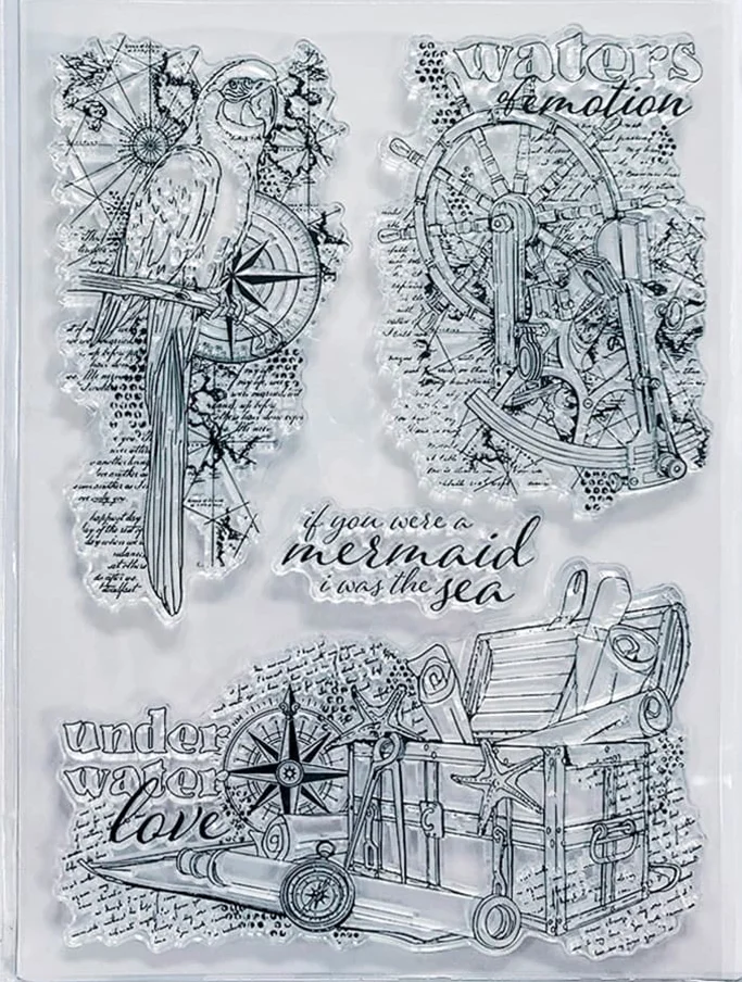 

Cartoon Clear Stamp for Scrapbooking Transparent Silicone Rubber DIY Photo Album Decor 221