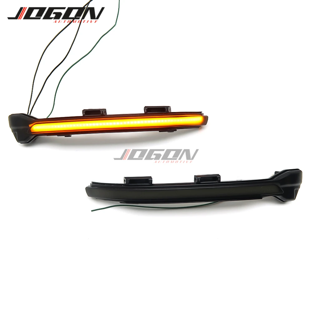 LED Dynamic Turn Signal Light Side Mirror Sequential Indicator Lamp Trim For VW Golf 7 VII MK7.5  Jetta MK7 GTI R GTD GTE Touran