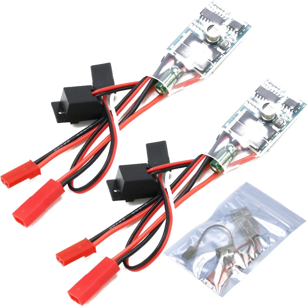 RC Car Brake 30A spazzolato ESC regolatore di velocità del motore a due vie per 1/16 1/18 1/24 Car Boat Tank Truck Buggy Monster 4WD Wltoys Toy