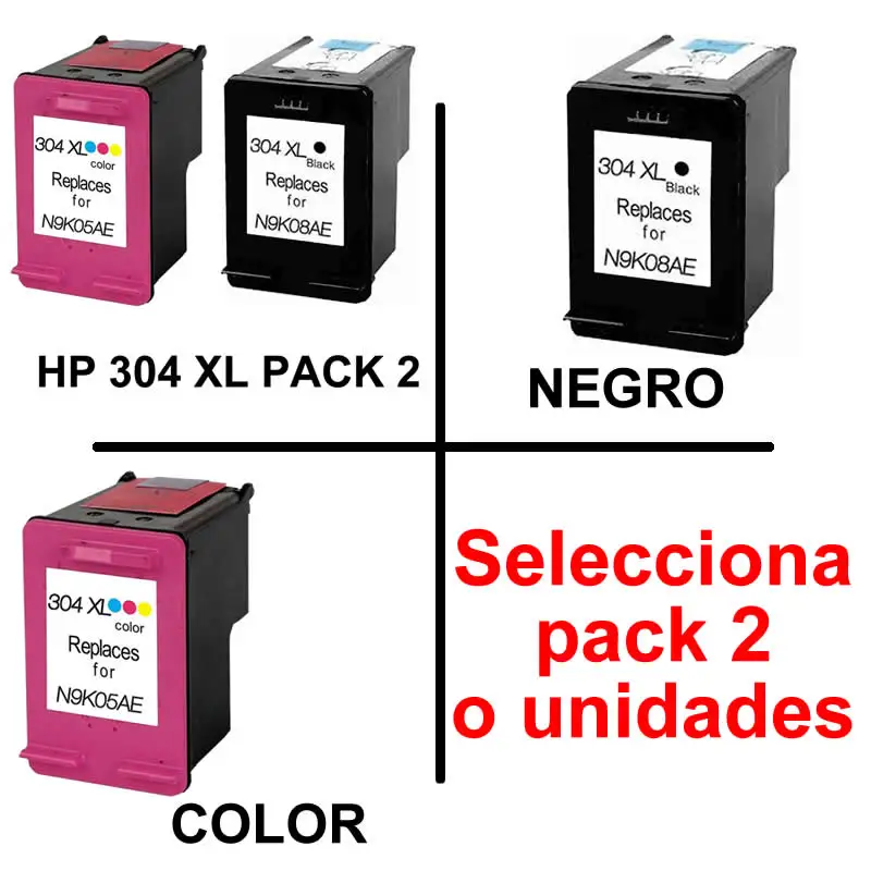 Compatible N ° 304 XL black ink 304XL Deskjet 2620 2621 2622 2623 2624 2630 2632 2633 2634 2635 2652 2655 3720 3721 3723