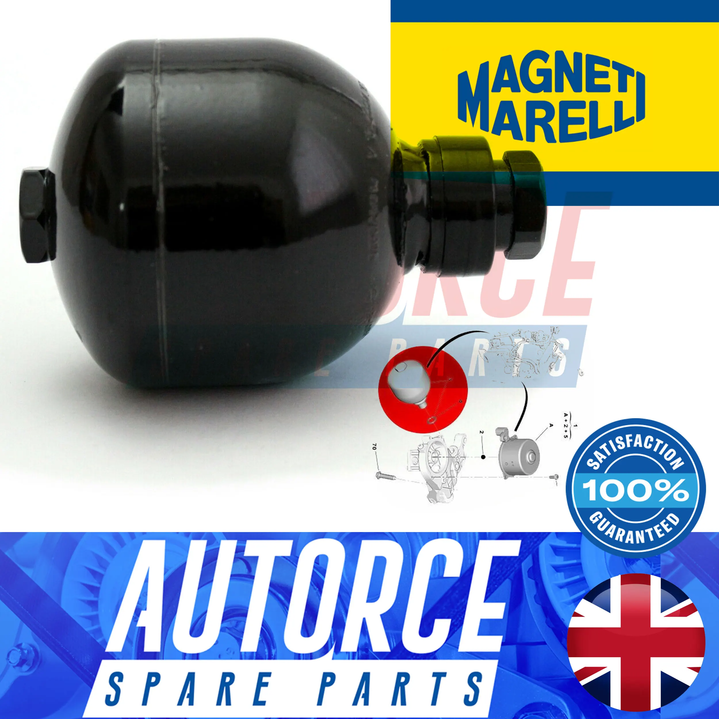 FOR FIAT 500L DUCATO PUNTO BRAVO FITS ACTUATOR OIL RESERVOIR ACCUMULATOR 24000005010, 71749958, 71747998, 71775261, 2461.F2