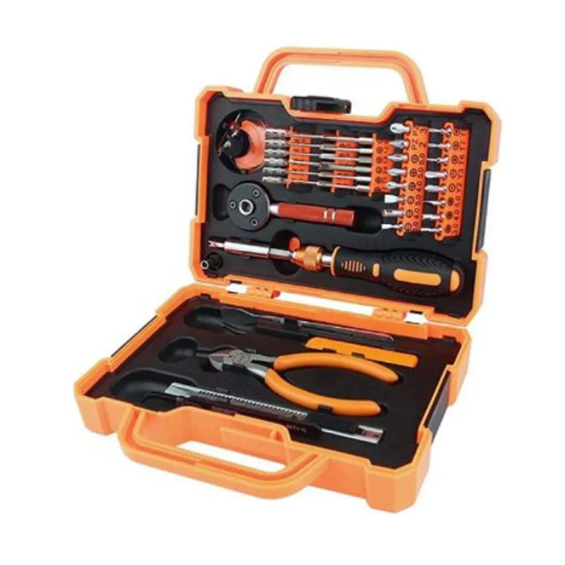 Jakemy 47 Piece Tool Kit - Includes Magnetic Ratchet Wrench and Maintenance Bits