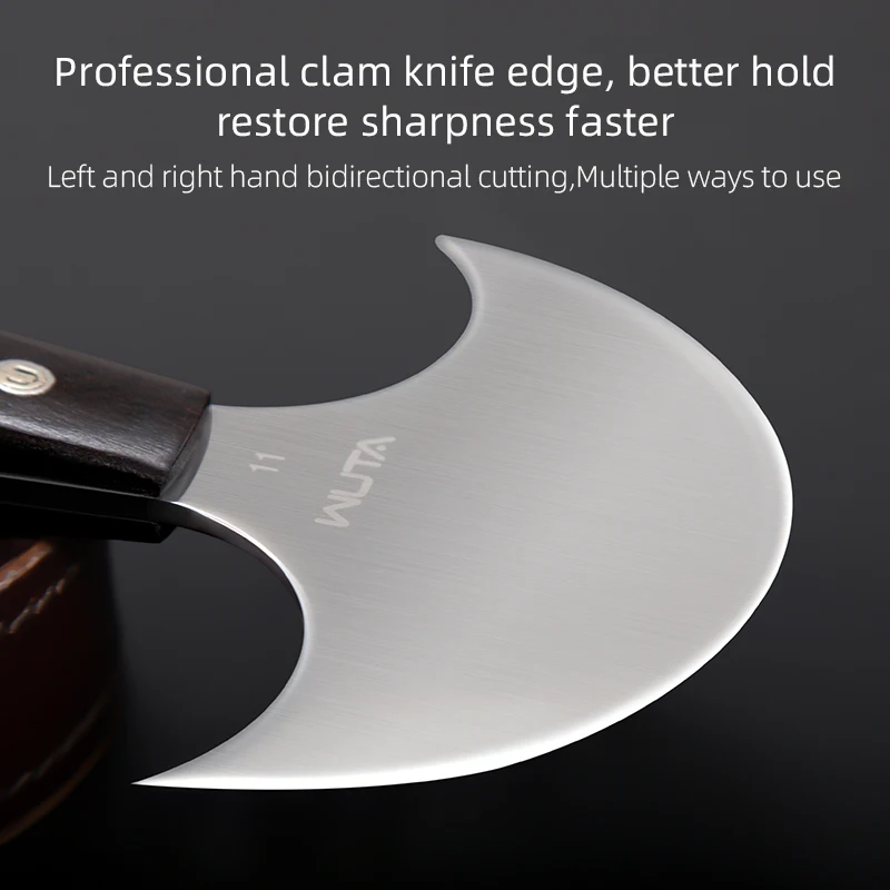 WUTA Professional Leather Knife Ultra Sharp Round Head Craft Skiving Cutting Tools DIY Handmade Senior Leather Tools