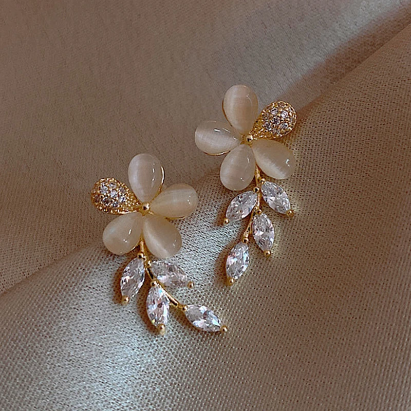 Heißer Verkauf Exquisite Luxus Zirkon Ohrringe Für Frauen AAA Zirkon Glänzenden Strass Geometrische Ohrring Party Hochzeit Schmuck – Detail 21