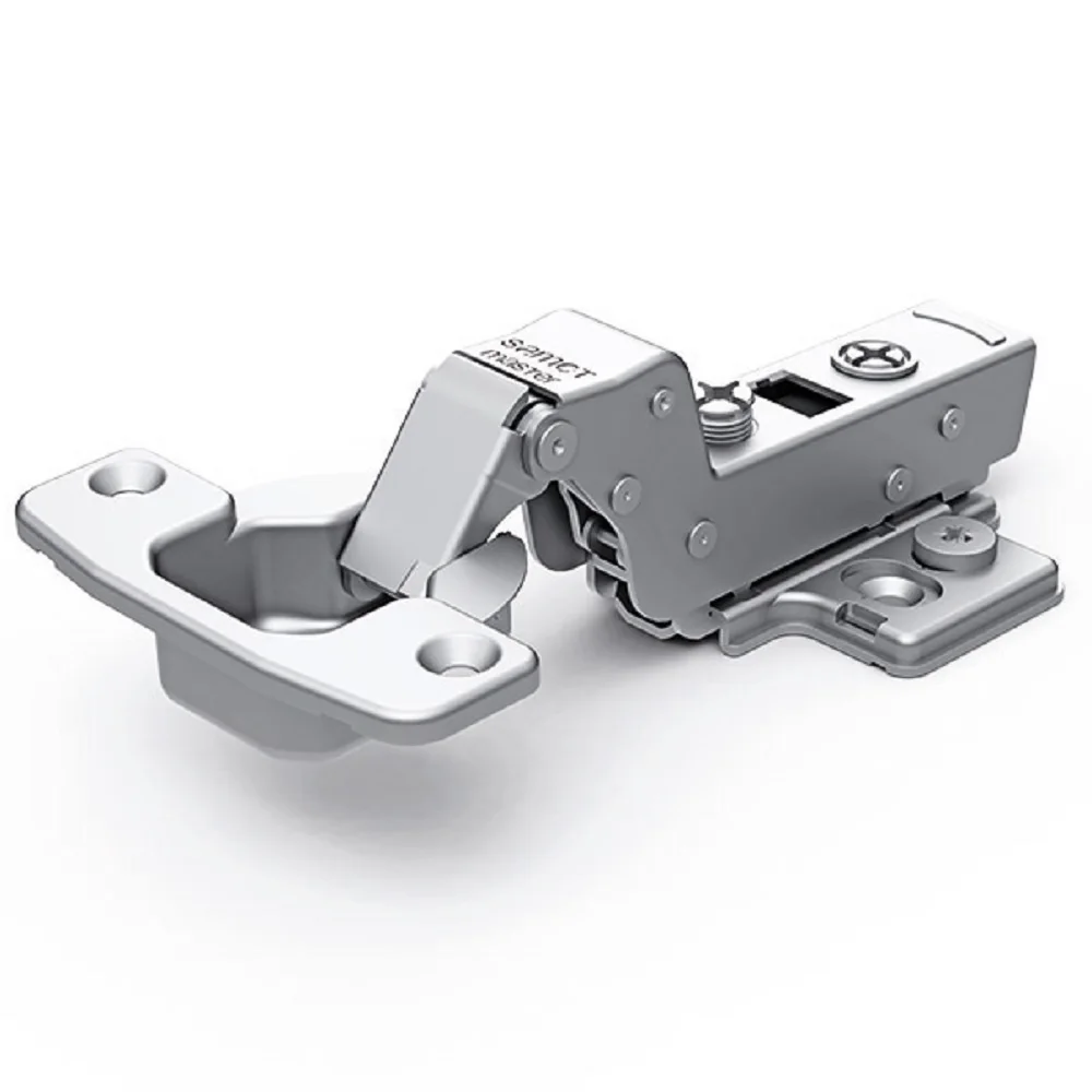 Soft Close Hinge 4 Pieces Stainless Steel Hydraulic Hinges Damper Buffer Soft Close Door Hinge Kitchen Cabinet Hinges