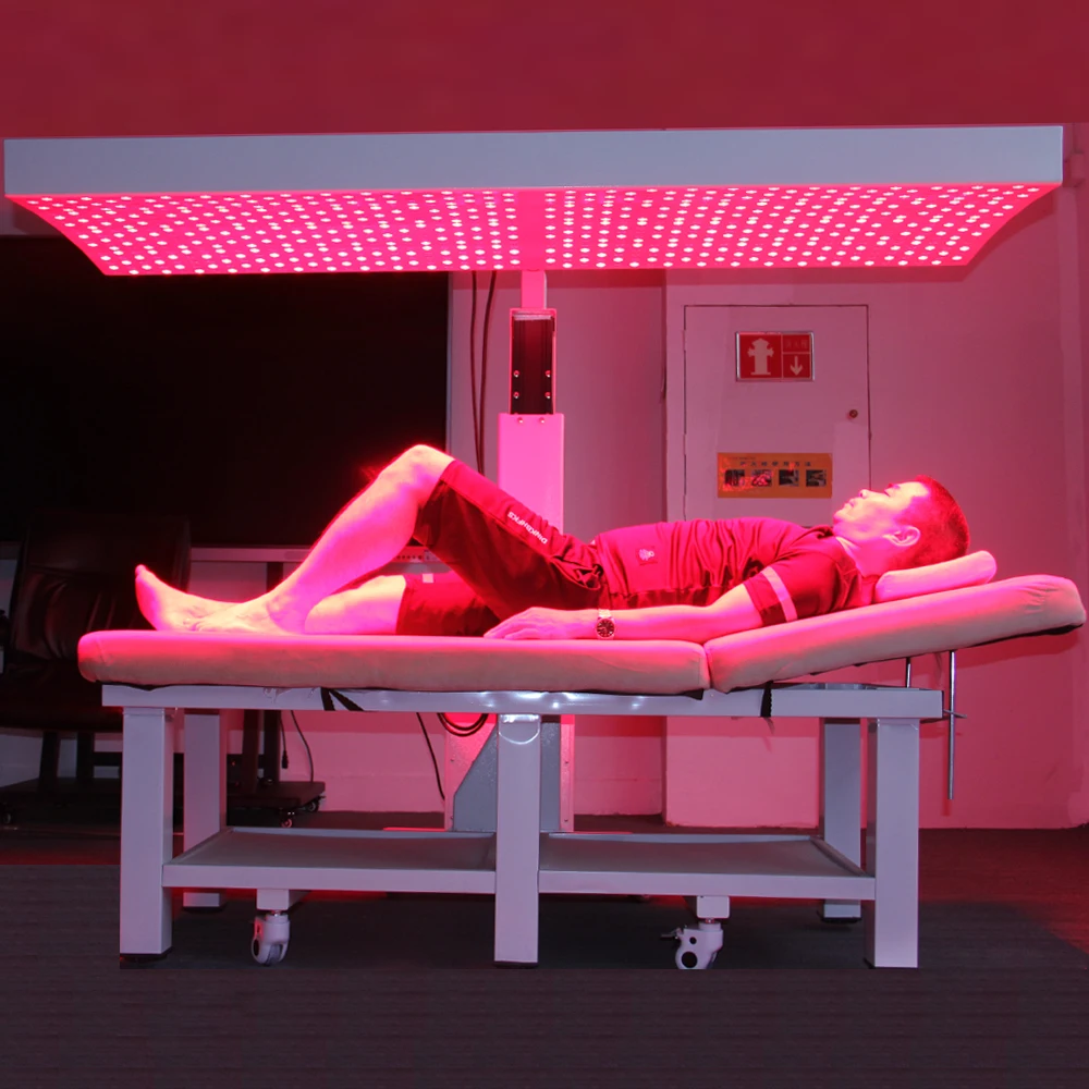 Flat lay installation light infrared therapy full body 660nm 850nm infrared red light therapy panel