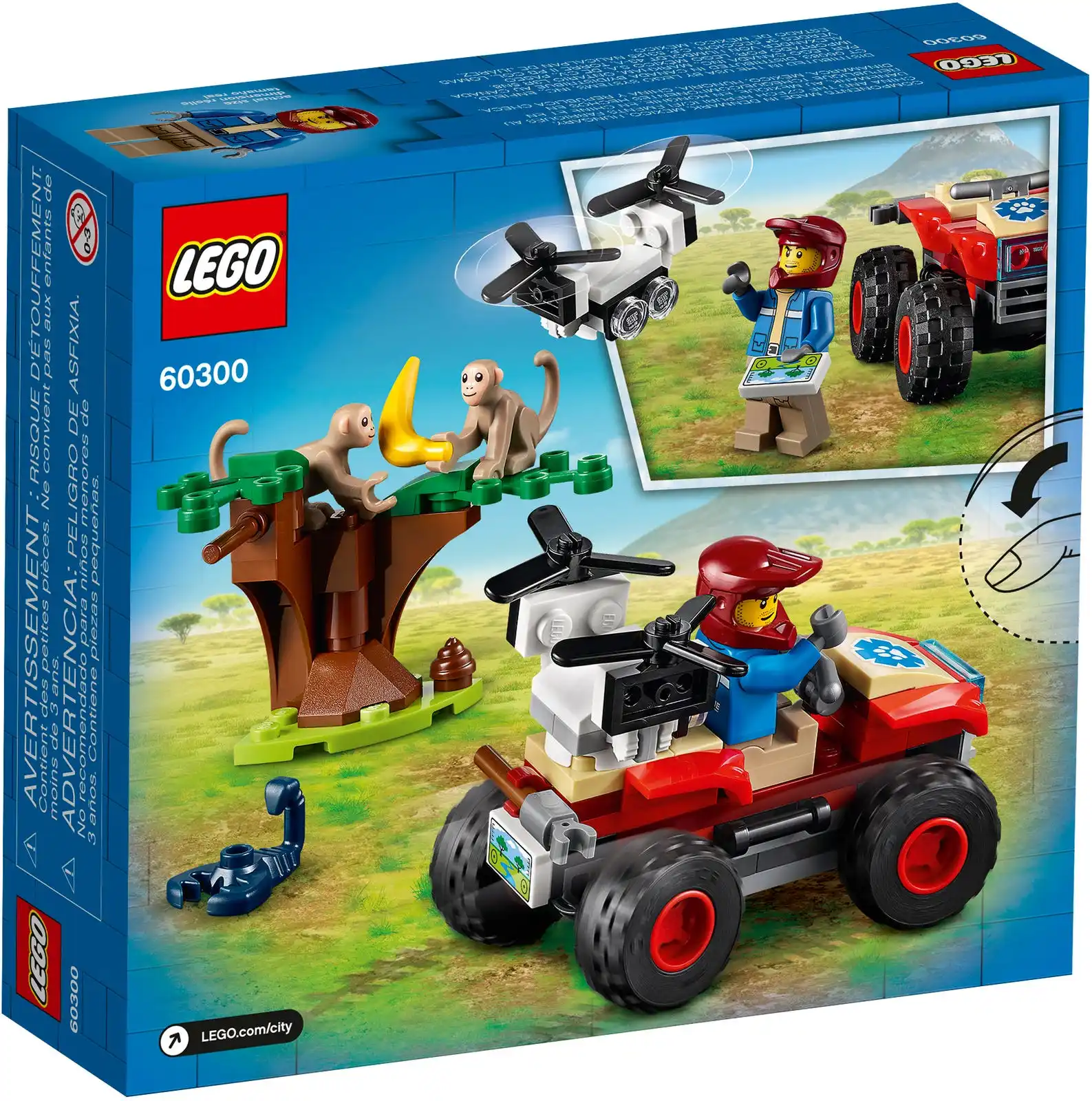 Lego City  Wildlife Rescue ATV Mission 60300 74 Pieces