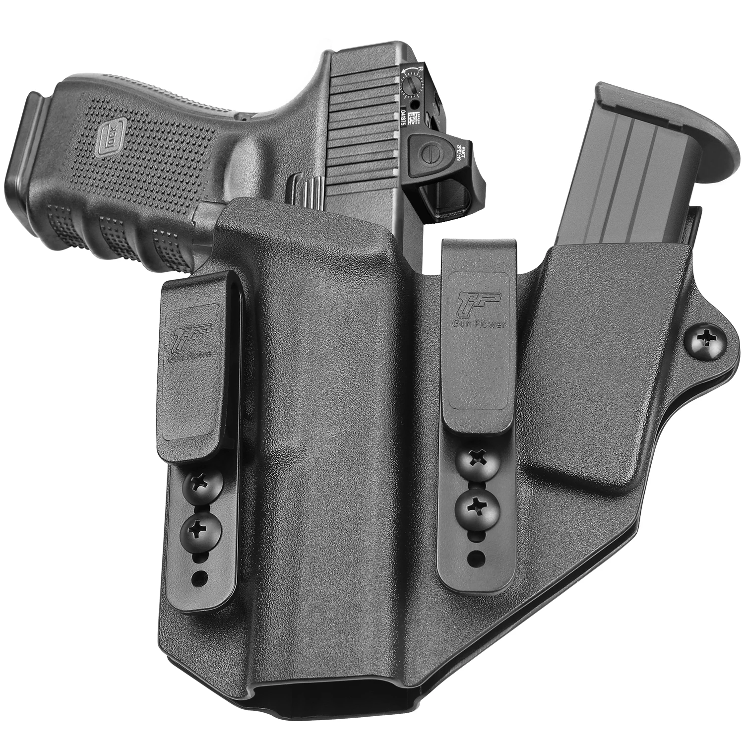 

Кобура Sidecar Kydex подходит для Glock 19/19X, подходит для Glock23/32 (Gen 1 2 3 4), кобура Glock 45 и сумочка для магазина