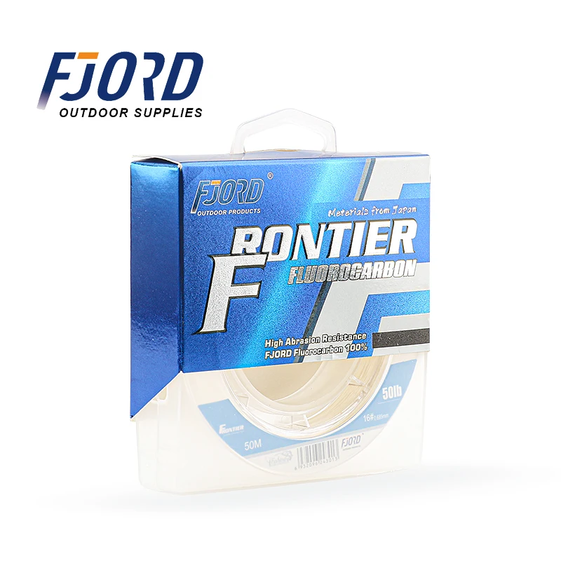 FJORD 50m-80m ligne de pêche fort fluorocarbone Antares conseil 20Lb-50Lb produits d'eau salée pour accessoires de pêche équipement
