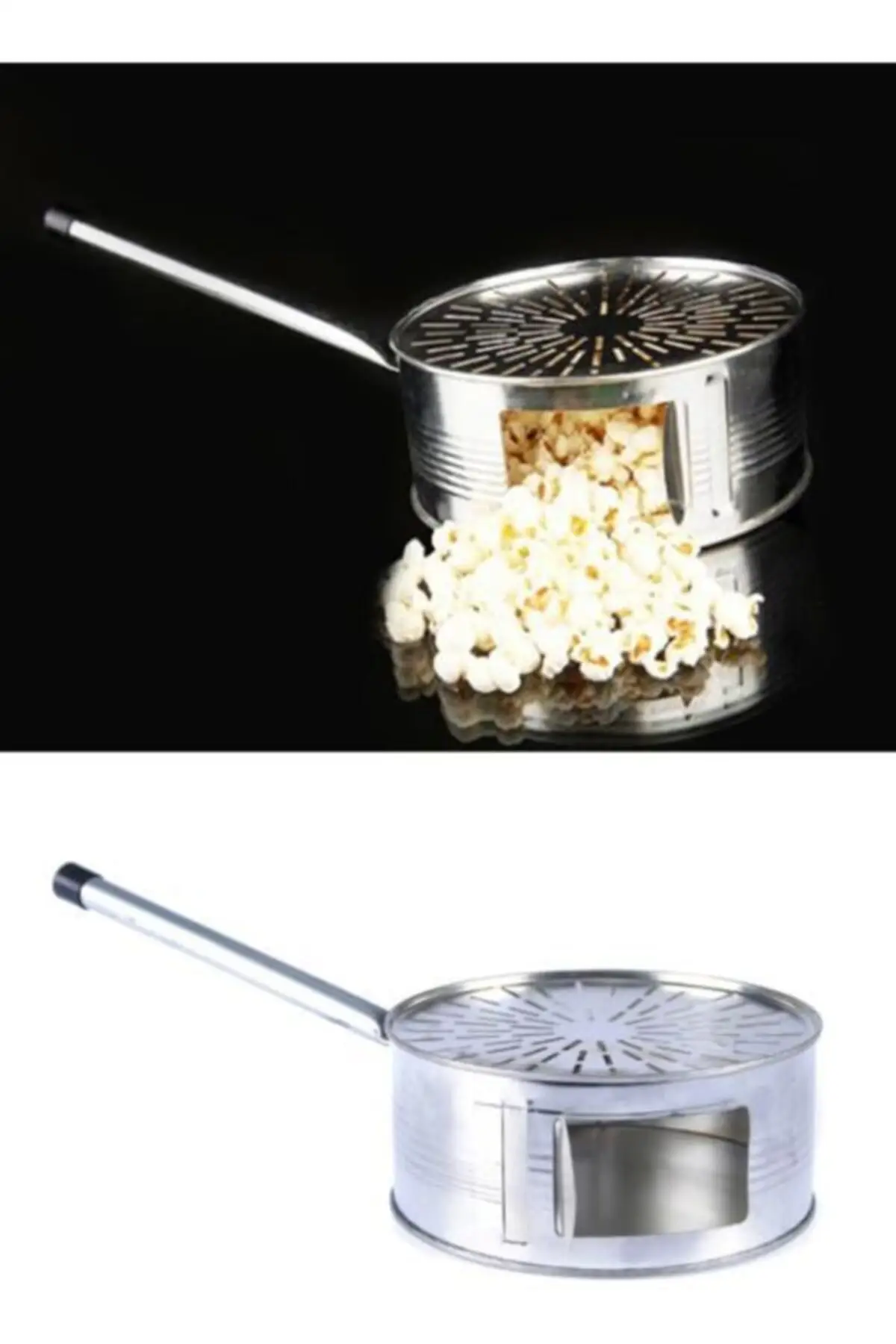 Nostalgic Cooker Top Oil Free Popcorn Pan