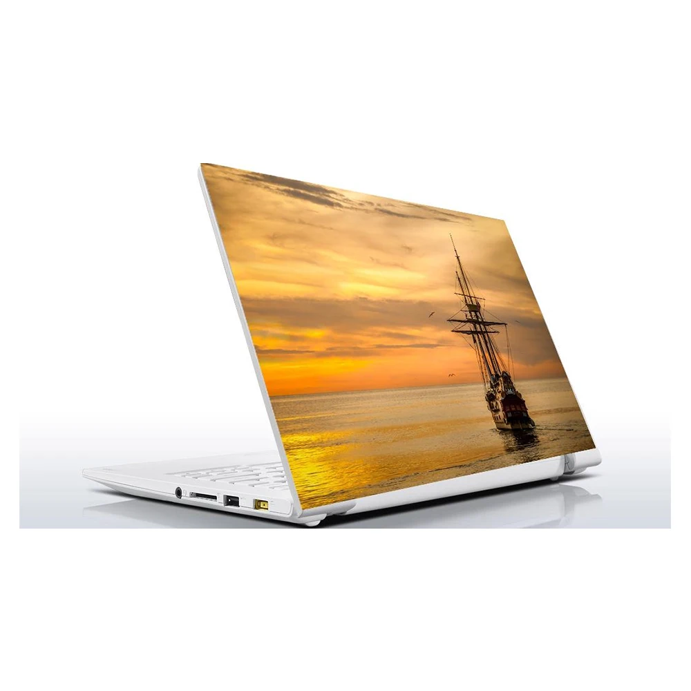 Sticker Masters Sunset and Sailboat Laptop Sticker universal laptop skin for 13 14 15 15.6 16 17 19 