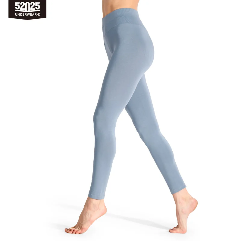 Leggings thermiques push-up pour femmes, bas de sous-vêtements sportifs, levage de la hanche, coton, modal, respirant, 52025