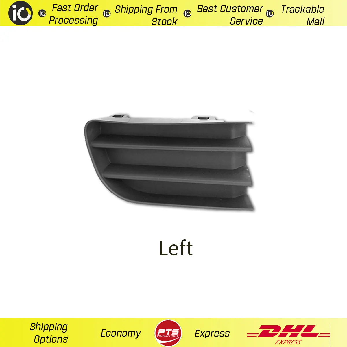 FOG LAMP COVER RIGHT or LEFT BLACK FOR MEGANE II 2 MK2 2003-2006 MODELS 7701474480 Fast Shipping From Warehouse