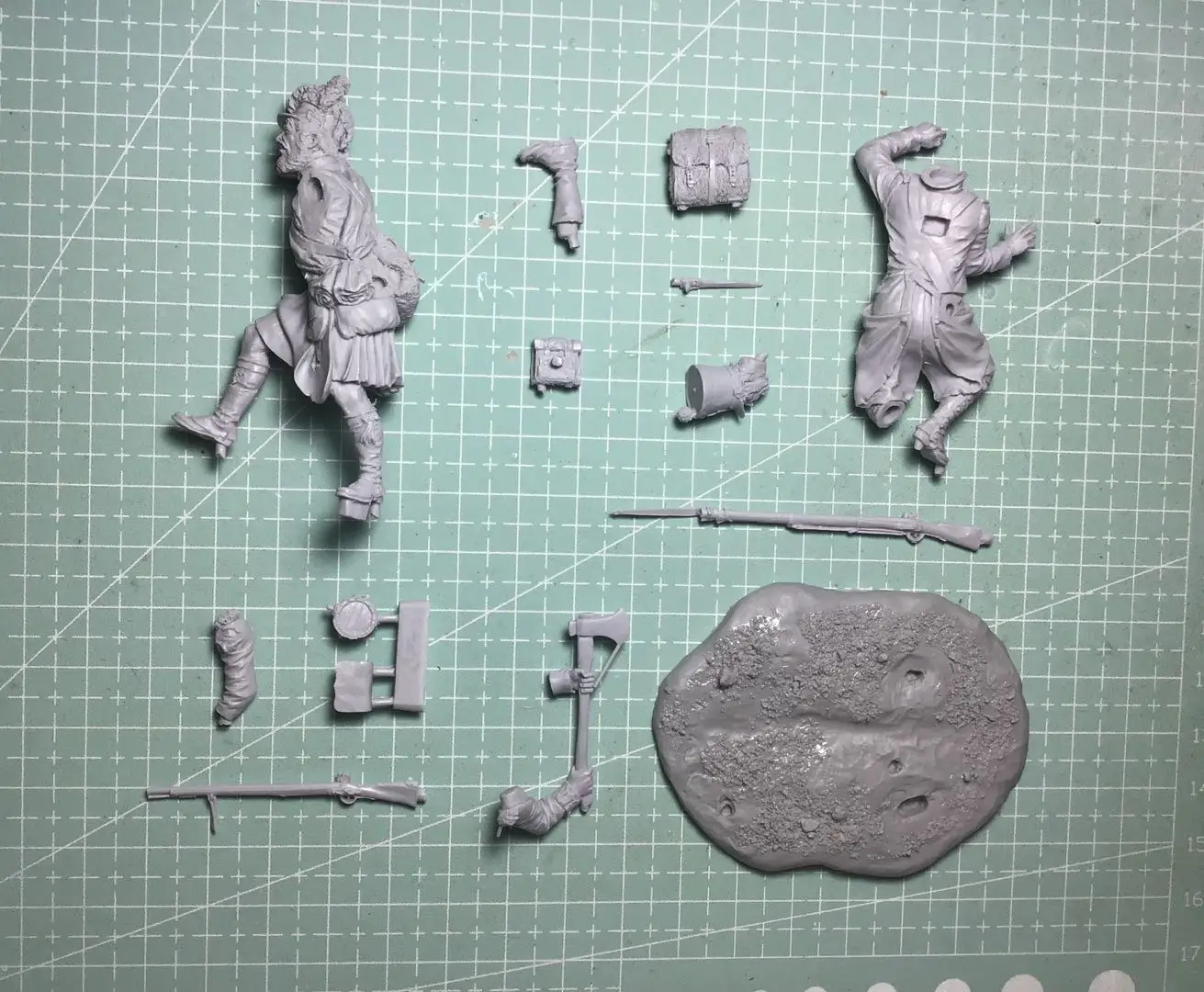 54mm  Resin Model Figure GK，Unassembled and unpainted kit