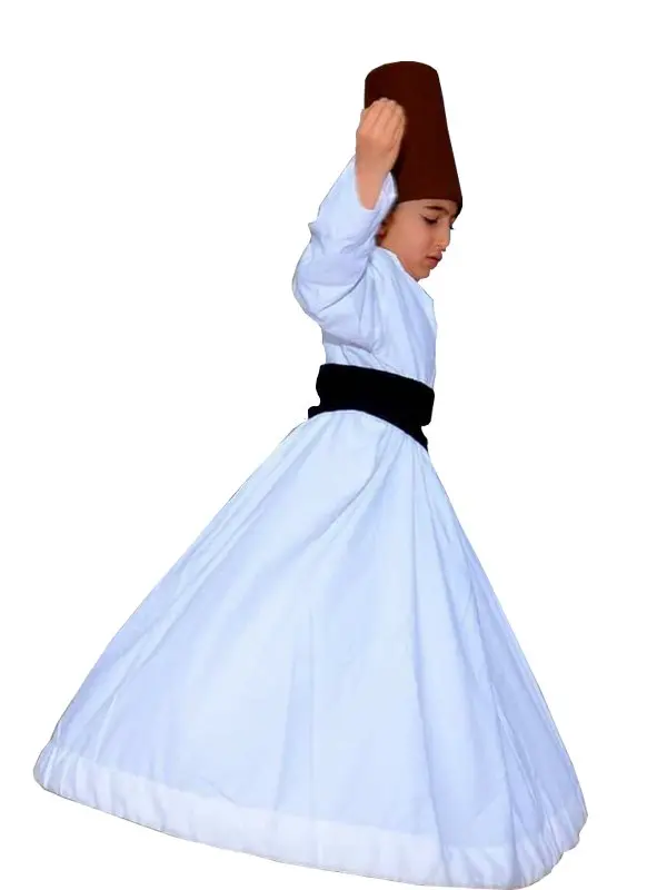 Whirling dervish Gown maulana whirling religious mysticism muslim islamic prayer zikr kaaba mecca Quran holy kutsal ALLAH child costume